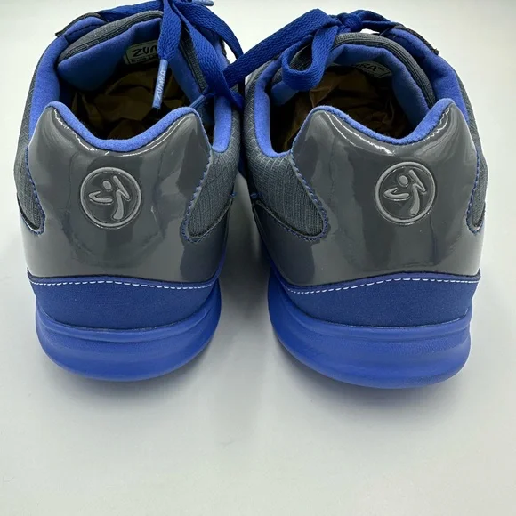 Zumba Fitness Charcoal and Navy Women Sneakers 10 - Picture 2 of 9